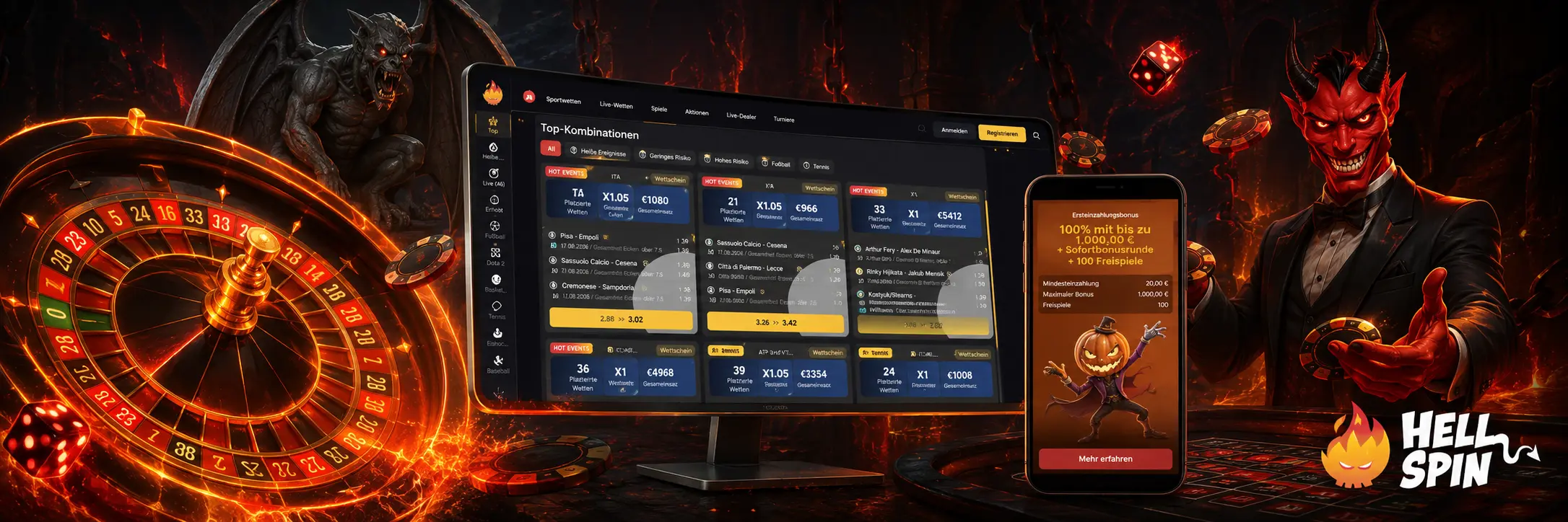 HellSpin Casinospiele und Kategorien